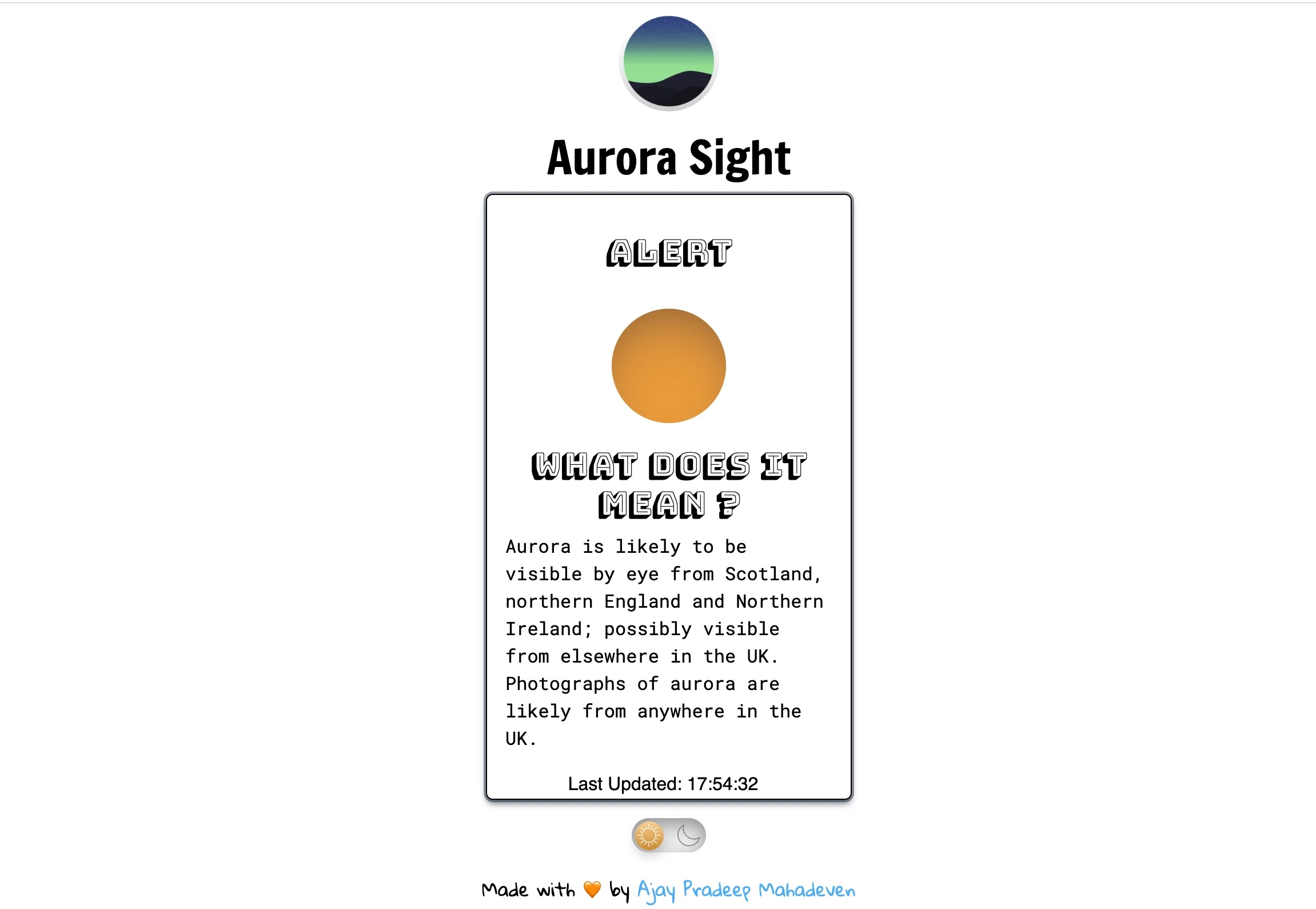 Aurora Sight