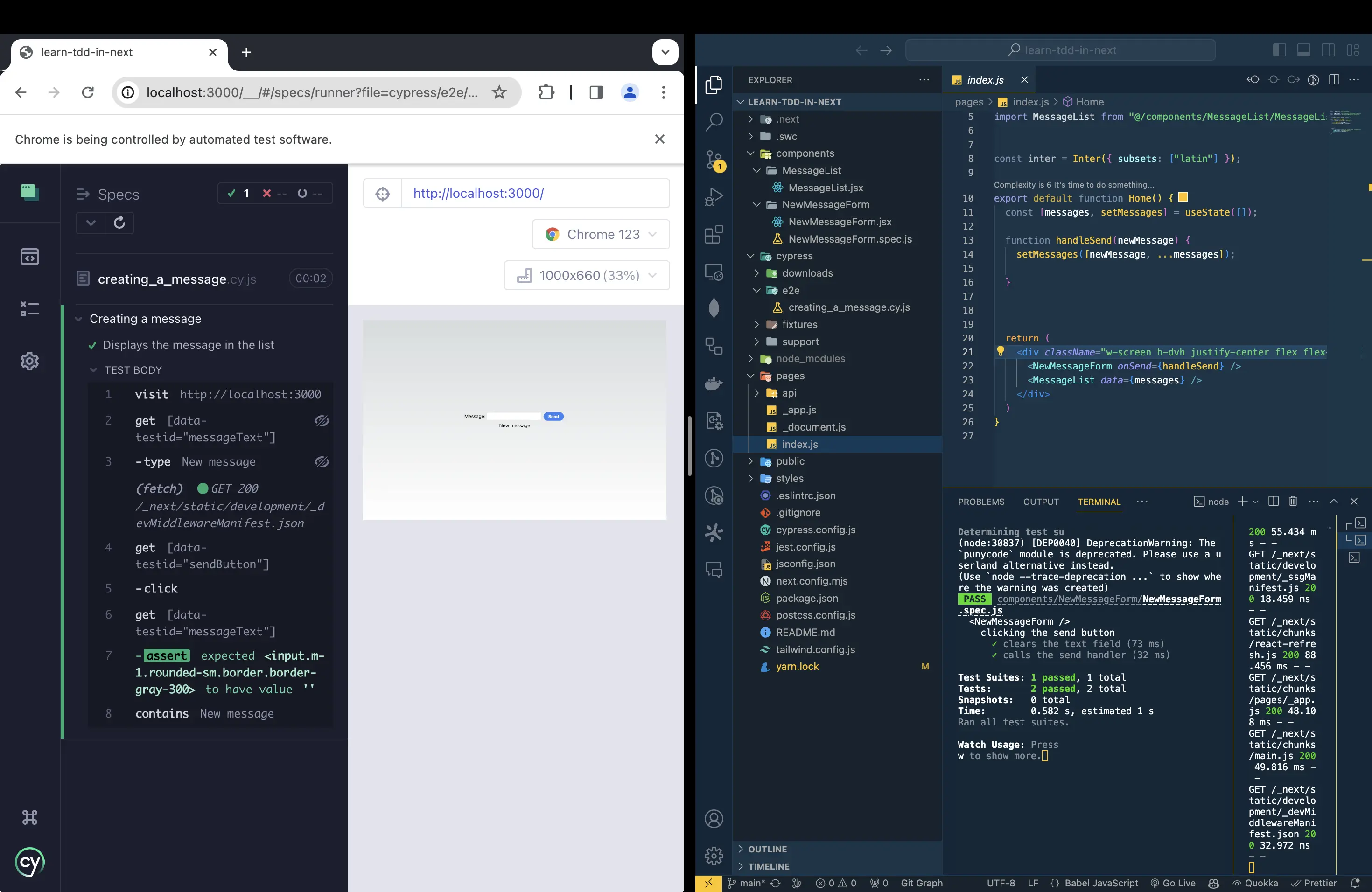 Introduction to Test-Driven Development with Next.js