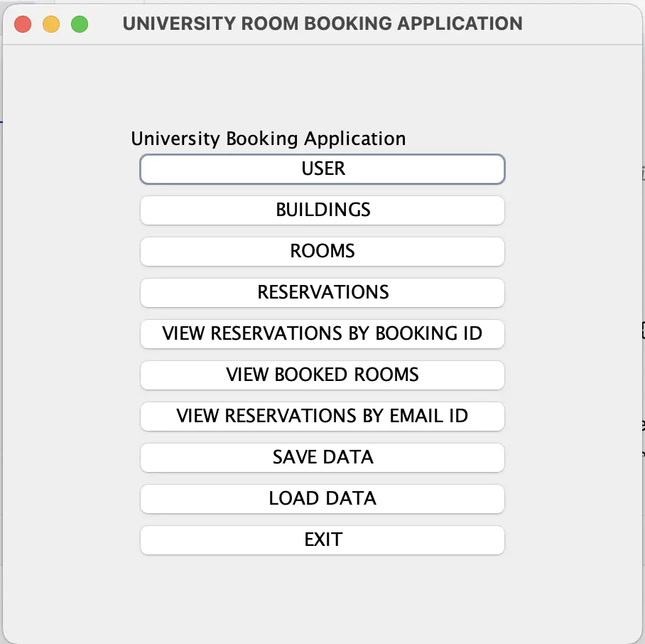 University Room Booking System
